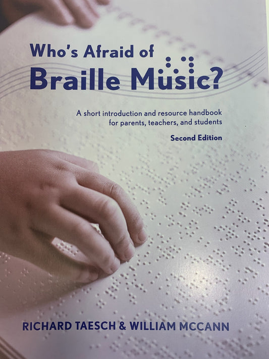 Who's Afraid of Braille Music print version cover