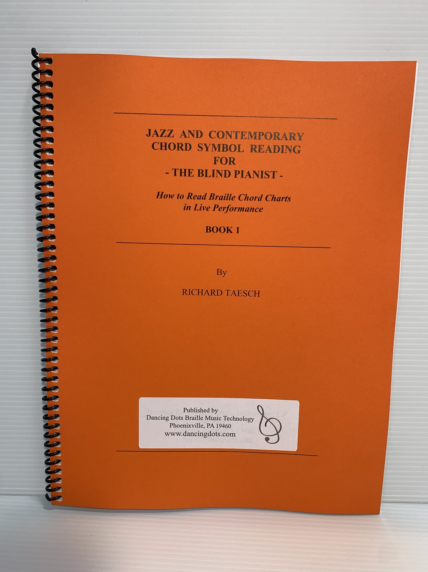 Jazz and Contemporary Chord Symbol Reading for the Blind Pianist: How to Read Braille Chord Charts in Live Performance