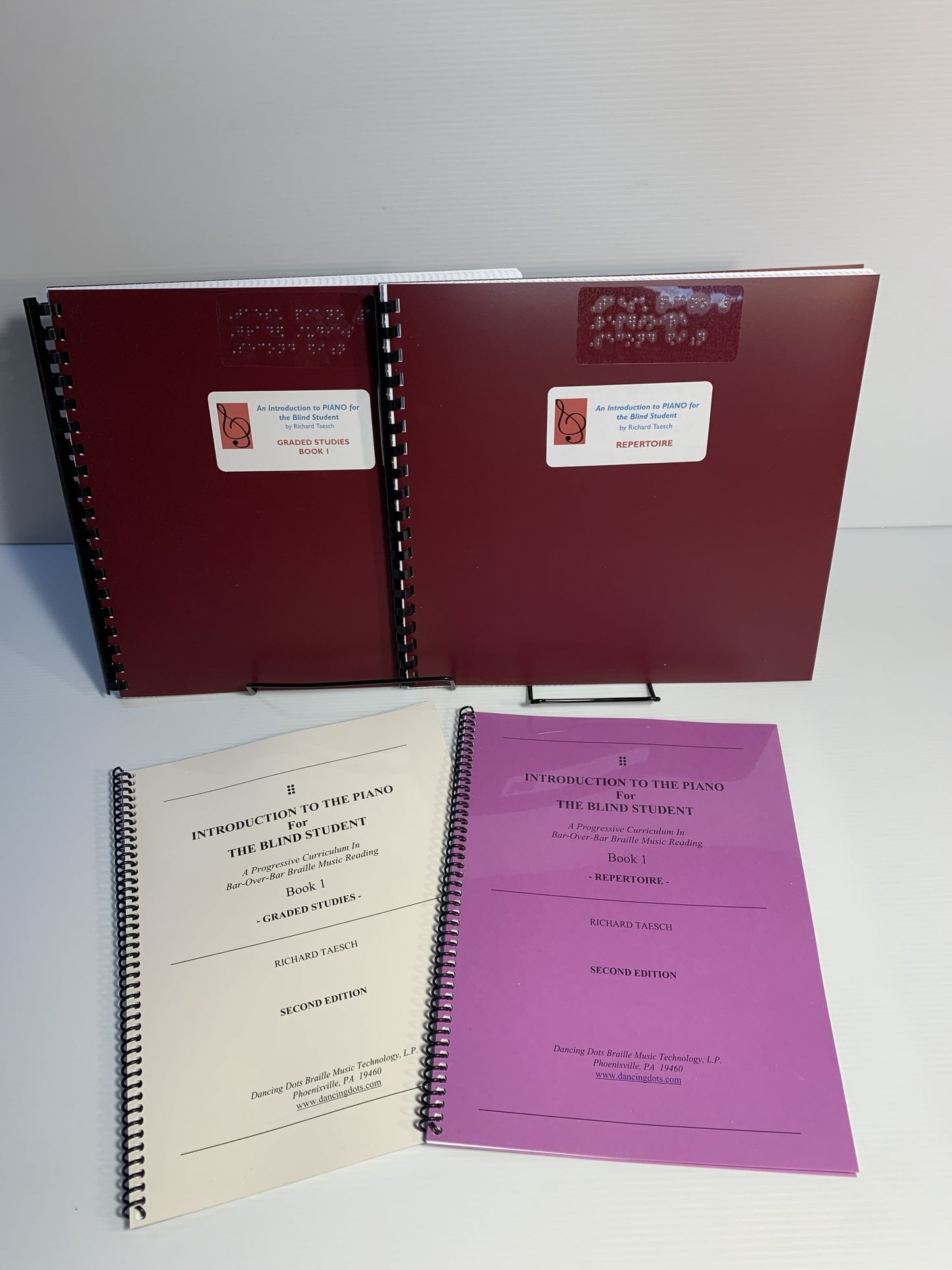 An Introduction to the Piano for the Blind Student, Book 1 (Repertoire and Graded Studies)